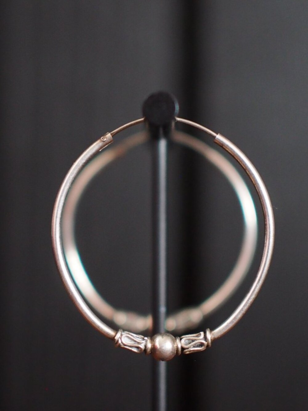 Vintage Bali-style Hoop Earrings